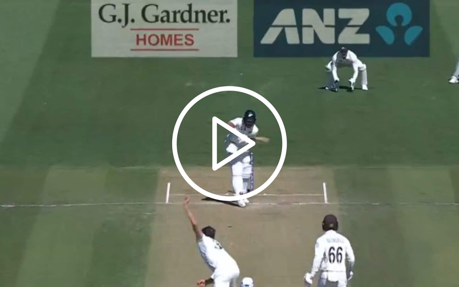 [Watch] Rachin Ravindra Gifts His Wicket to Pat Cummins After Well-Made 82